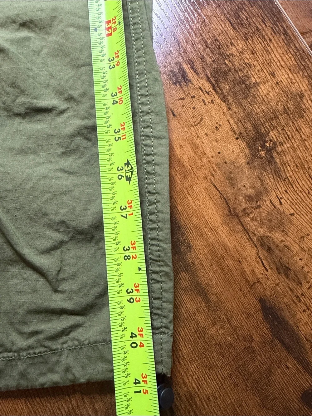 H&M Olive Green Men's Cargo Pants Size M Regular Fit
